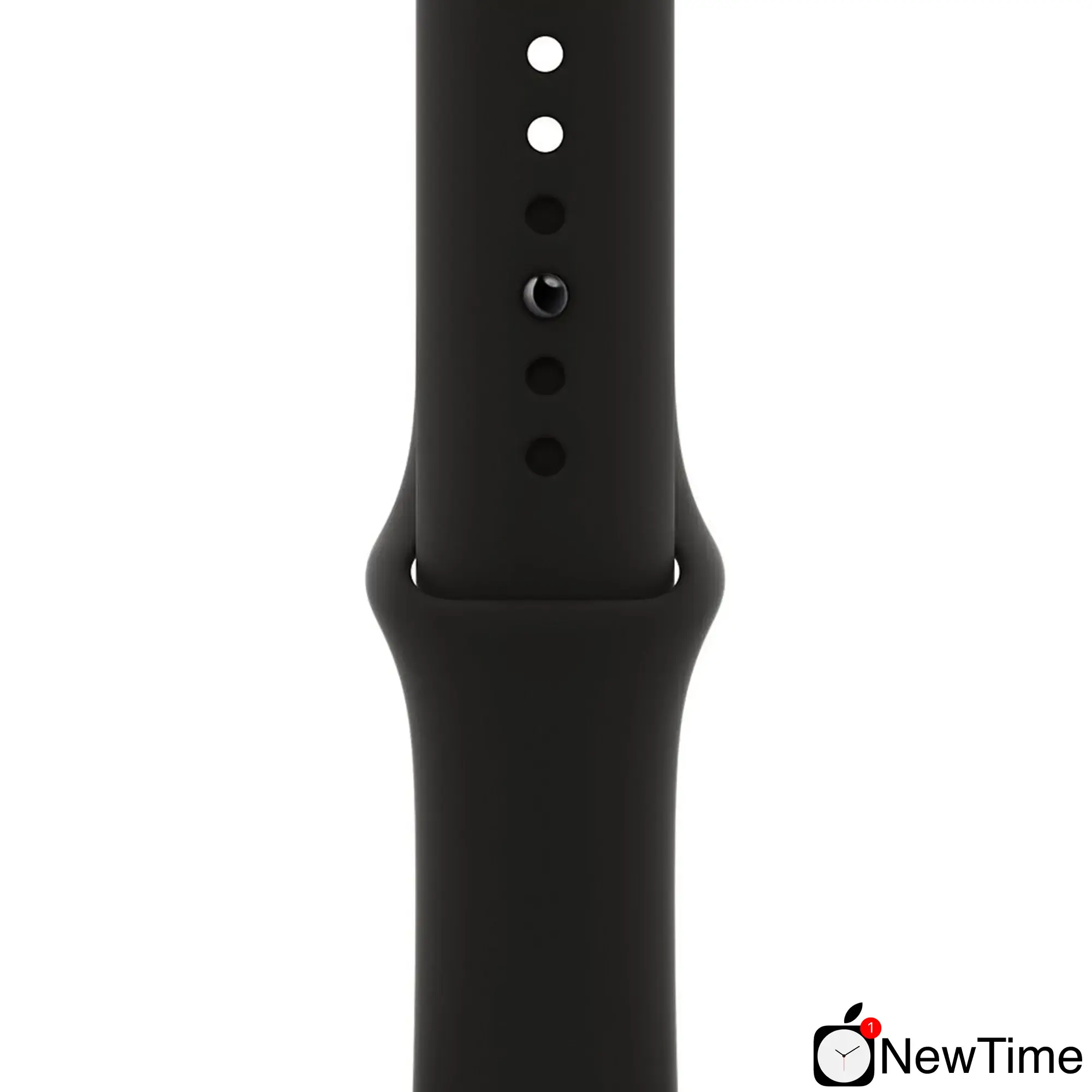 Apple Watch Series 6 GPS + Cellular 44mm Graphite Stainless Steel Case with Black Sport Band (M07Q3, M09H3)